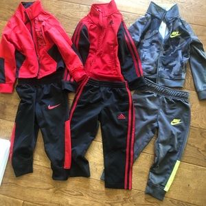 Nike & adidas track suits